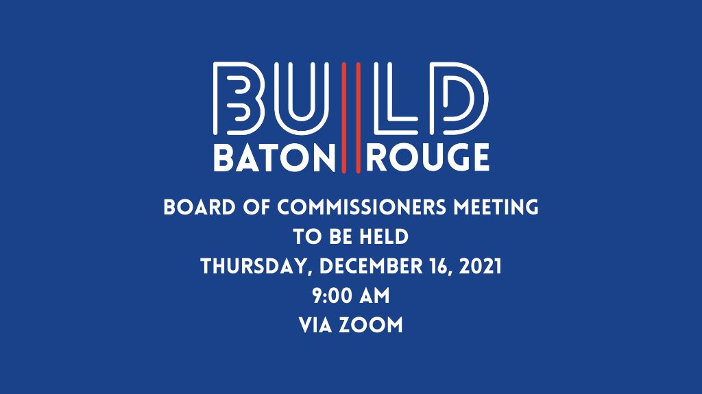 December 16, 2021 BBR Board of Commissioners Meeting Announcement