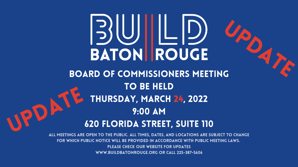 BBR Board of Commissioners March Meeting Notice