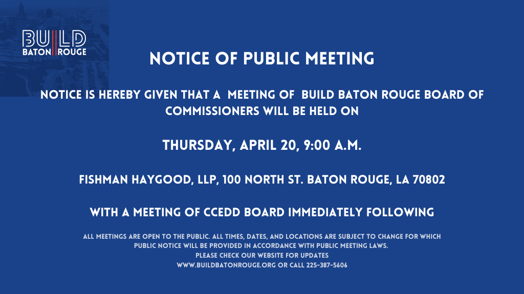 Postponed- Notice of Public Meeting