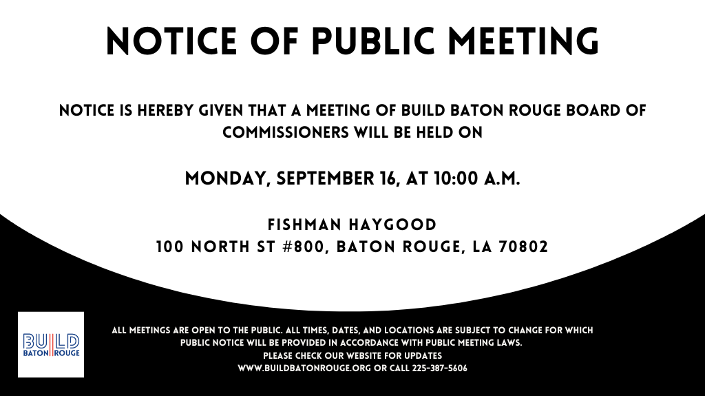 Notice of Public Meeting